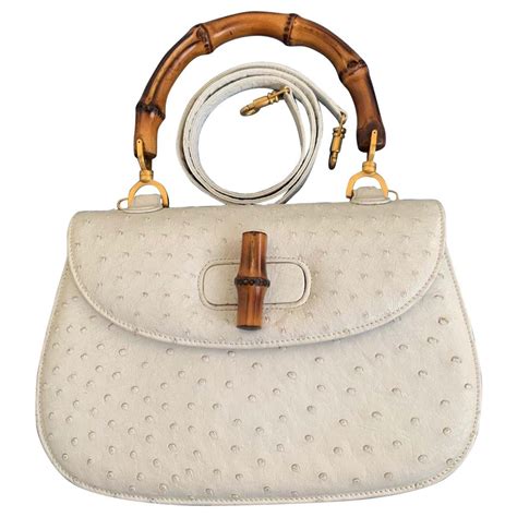 gucci ostrich purse|Gucci ostrich handle bag.